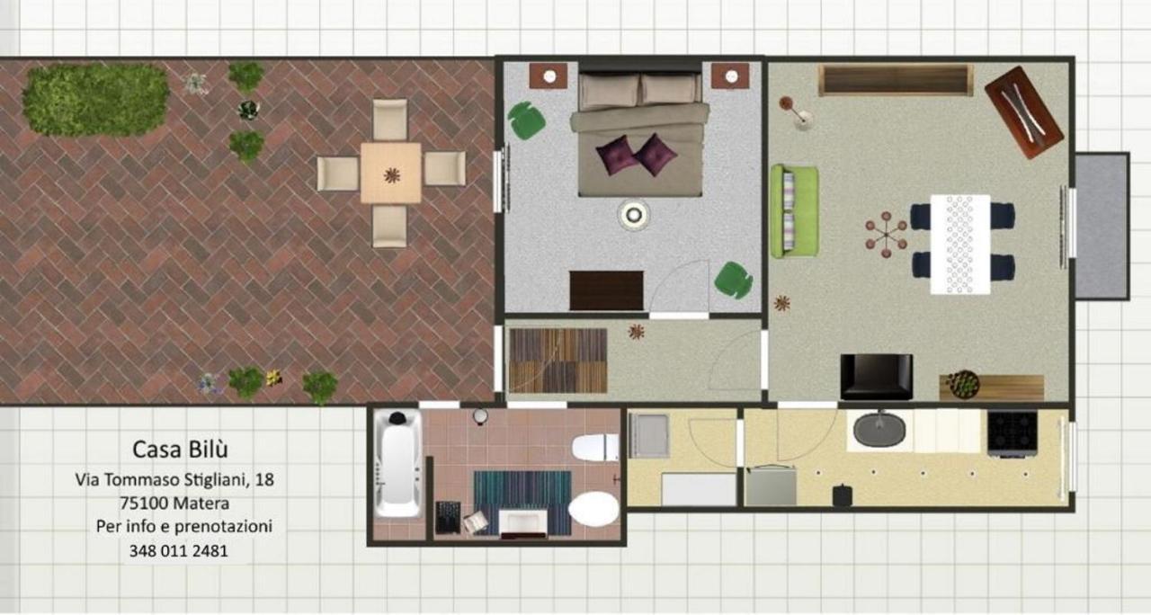 Вилла Casa Bilu' Матера Экстерьер фото